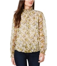 Vince Camuto Womens Smocked Pullover Blouse, TW1
