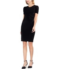 Vince Camuto Womens Cinched Puff A-Line Dress