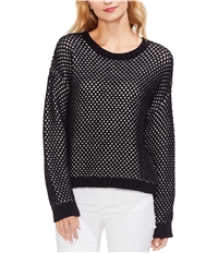 Vince Camuto Womens Textured Stitch Pullover Sweater