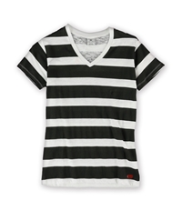 Ecko Unltd. Womens Stripe Slub Graphic T-Shirt