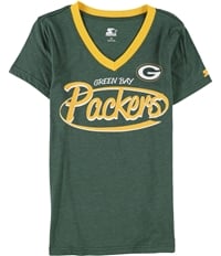 Starter Womens Green Bay Packers Graphic T-Shirt, TW1