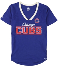 Starter Womens Chicago Cubs Logo Graphic T-Shirt