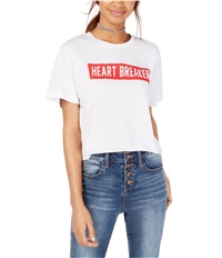 Rebellious One Womens Heart Breaker Graphic T-Shirt
