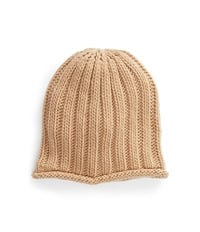 Free People Womens Cable Knit Beanie Hat, TW1