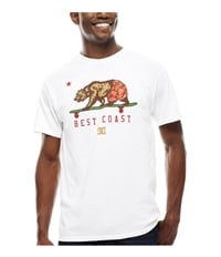 Dc Mens Cali Bear Graphic T-Shirt