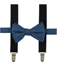 Alfani Mens Bow Tie Medium Suspenders, TW2