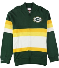 Mitchell & Ness Mens Front Stripe Knit Sweater