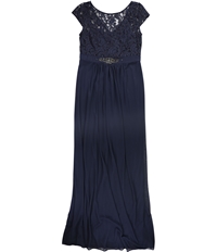 Adrianna Papell Womens Embellished Gown Dress, TW5