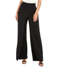 Adrianna Papell Womens Draped Casual Wide Leg Pants