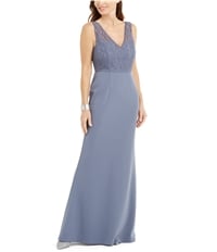 Adrianna Papell Womens Lace Gown Dress, TW1