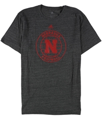 Adidas Mens Nebraska Football Graphic T-Shirt, TW1