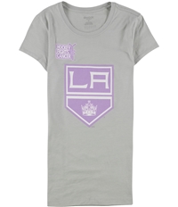 Reebok Womens Hockey Fights Cancer La Kings Graphic T-Shirt