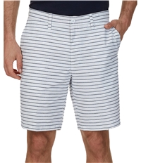 Nautica Mens Striped Casual Chino Shorts
