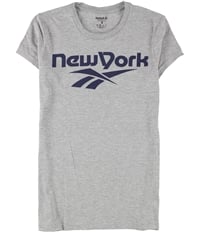 Reebok Womens New York Logo Graphic T-Shirt, TW2