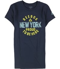 Reebok Womens New York Proud To Be Here Graphic T-Shirt