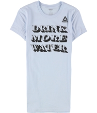 Reebok Womens Drink More Water Graphic T-Shirt