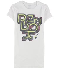 Reebok Womens Abstract Logo Graphic T-Shirt
