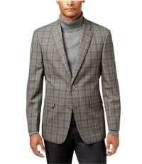 Tommy Hilfiger Mens Grid Two Button Blazer Jacket, TW2