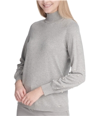 Calvin Klein Womens Pearl Sleeve Knit Sweater