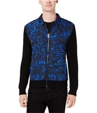 Michael Kors Mens Two-Way Zip Quilted Jacket