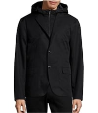 Michael Kors Mens Laser-Cut Hybrid Blazer Jacket