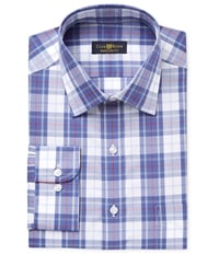 Club Room Mens Wrinkle Resistant Button Up Dress Shirt, TW13