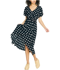 Sanctuary Clothing Womens Polka-Dot Wrap Dress, TW1