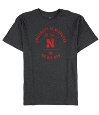 Adidas Mens University Of Nebraska Graphic T-Shirt, TW2