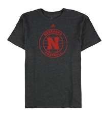 Adidas Mens Nebraska Football Graphic T-Shirt, TW3