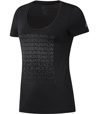 Reebok Womens Run Graphic T-Shirt, TW1