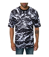 Dope Mens The Crinkle Football Jersey Graphic T-Shirt