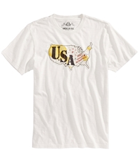 American Rag Mens Usa Embroidered Embellished T-Shirt, TW2