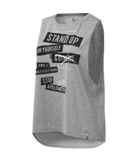 Reebok Womens Stand Up Stop Apologizing Tank Top