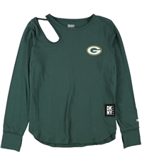 Dkny Womens Green Bay Packers Embellished T-Shirt, TW3