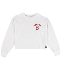 Dkny Womens Boston Red Sox Long Sleeve Graphic T-Shirt