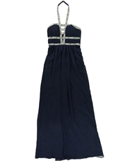 Bee Darlin Womens Embellished Gown Dress