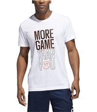 Adidas Mens More Game Than You Graphic T-Shirt