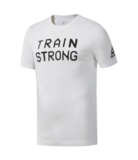 Reebok Mens Train Strong Graphic T-Shirt, TW1
