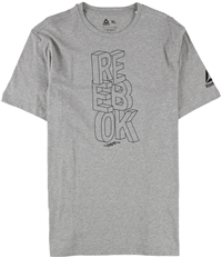 Reebok Mens Block Logo 1895 Graphic T-Shirt