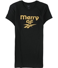 Reebok Womens Merry Af Graphic T-Shirt
