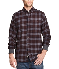 Weatherproof Mens Brushed Flannel Button Up Shirt, TW1