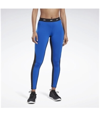 Reebok Womens Highrise Mesh Compression Athletic Pants