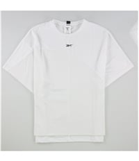 Reebok Womens Fabric Mix Basic T-Shirt