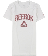 Reebok Womens Superhero Logo Graphic T-Shirt