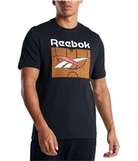 Reebok Mens Baseball Court Graphic T-Shirt