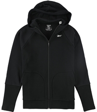 Reebok Womens Ts Qc Full-Zip Track Jacket Sweatshirt