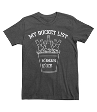 Fifth Sun Mens Bucket List Graphic T-Shirt