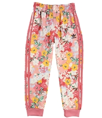 Adidas Girls Floral Athletic Track Pants, TW1