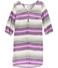 G.H. Bass & Co. Womens Striped Shirt Dress, TW2