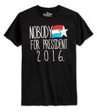 New World Mens No President Graphic T-Shirt